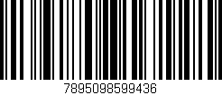 Código de barras (EAN, GTIN, SKU, ISBN): '7895098599436'