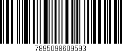 Código de barras (EAN, GTIN, SKU, ISBN): '7895098609593'