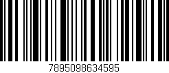 Código de barras (EAN, GTIN, SKU, ISBN): '7895098634595'