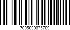 Código de barras (EAN, GTIN, SKU, ISBN): '7895098675789'
