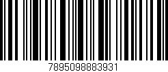 Código de barras (EAN, GTIN, SKU, ISBN): '7895098883931'