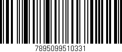Código de barras (EAN, GTIN, SKU, ISBN): '7895099510331'