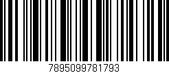Código de barras (EAN, GTIN, SKU, ISBN): '7895099781793'