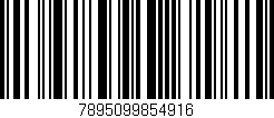 Código de barras (EAN, GTIN, SKU, ISBN): '7895099854916'