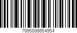 Código de barras (EAN, GTIN, SKU, ISBN): '7895099854954'