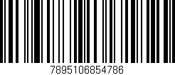Código de barras (EAN, GTIN, SKU, ISBN): '7895106854786'