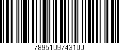 Código de barras (EAN, GTIN, SKU, ISBN): '7895109743100'