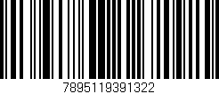 Código de barras (EAN, GTIN, SKU, ISBN): '7895119391322'