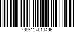 Código de barras (EAN, GTIN, SKU, ISBN): '7895124013486'