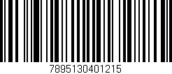 Código de barras (EAN, GTIN, SKU, ISBN): '7895130401215'