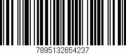 Código de barras (EAN, GTIN, SKU, ISBN): '7895132654237'