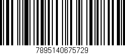 Código de barras (EAN, GTIN, SKU, ISBN): '7895140675729'