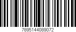 Código de barras (EAN, GTIN, SKU, ISBN): '7895144089072'