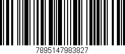Código de barras (EAN, GTIN, SKU, ISBN): '7895147983827'