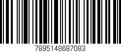 Código de barras (EAN, GTIN, SKU, ISBN): '7895148687083'