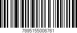 Código de barras (EAN, GTIN, SKU, ISBN): '7895155006761'