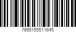 Código de barras (EAN, GTIN, SKU, ISBN): '7895155511845'