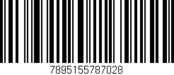 Código de barras (EAN, GTIN, SKU, ISBN): '7895155787028'