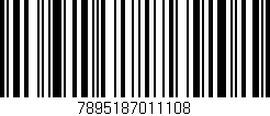 Código de barras (EAN, GTIN, SKU, ISBN): '7895187011108'