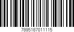 Código de barras (EAN, GTIN, SKU, ISBN): '7895187011115'