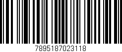 Código de barras (EAN, GTIN, SKU, ISBN): '7895187023118'