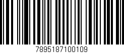 Código de barras (EAN, GTIN, SKU, ISBN): '7895187100109'