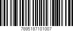 Código de barras (EAN, GTIN, SKU, ISBN): '7895187101007'