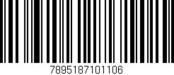 Código de barras (EAN, GTIN, SKU, ISBN): '7895187101106'