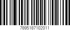 Código de barras (EAN, GTIN, SKU, ISBN): '7895187102011'