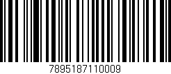 Código de barras (EAN, GTIN, SKU, ISBN): '7895187110009'