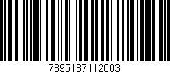 Código de barras (EAN, GTIN, SKU, ISBN): '7895187112003'