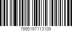 Código de barras (EAN, GTIN, SKU, ISBN): '7895187113109'