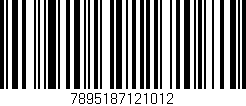 Código de barras (EAN, GTIN, SKU, ISBN): '7895187121012'