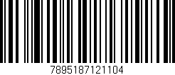 Código de barras (EAN, GTIN, SKU, ISBN): '7895187121104'
