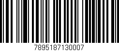 Código de barras (EAN, GTIN, SKU, ISBN): '7895187130007'