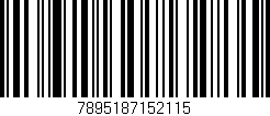 Código de barras (EAN, GTIN, SKU, ISBN): '7895187152115'