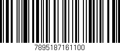 Código de barras (EAN, GTIN, SKU, ISBN): '7895187161100'