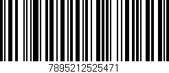 Código de barras (EAN, GTIN, SKU, ISBN): '7895212525471'