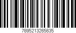 Código de barras (EAN, GTIN, SKU, ISBN): '7895213265635'