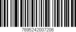 Código de barras (EAN, GTIN, SKU, ISBN): '7895242007206'