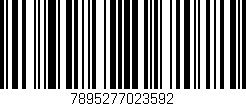 Código de barras (EAN, GTIN, SKU, ISBN): '7895277023592'