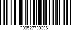 Código de barras (EAN, GTIN, SKU, ISBN): '7895277083961'