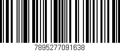 Código de barras (EAN, GTIN, SKU, ISBN): '7895277091638'