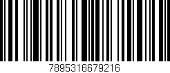 Código de barras (EAN, GTIN, SKU, ISBN): '7895316679216'