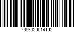 Código de barras (EAN, GTIN, SKU, ISBN): '7895339014193'