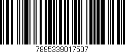 Código de barras (EAN, GTIN, SKU, ISBN): '7895339017507'