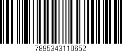 Código de barras (EAN, GTIN, SKU, ISBN): '7895343110652'
