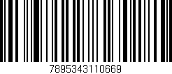 Código de barras (EAN, GTIN, SKU, ISBN): '7895343110669'