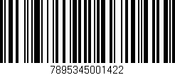 Código de barras (EAN, GTIN, SKU, ISBN): '7895345001422'