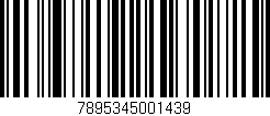 Código de barras (EAN, GTIN, SKU, ISBN): '7895345001439'